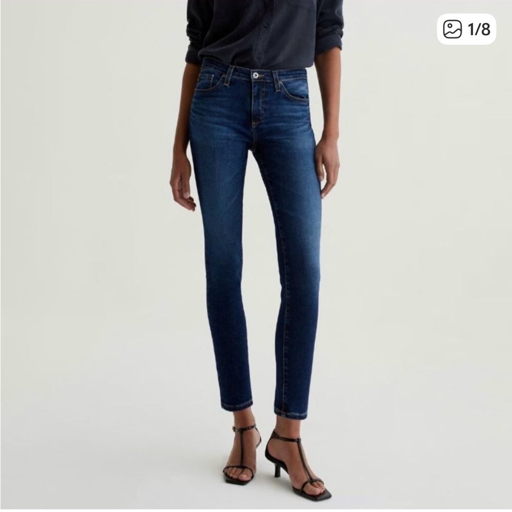 Adriano Goldschmeid Prima Crop Cigarette Leg Jeans. Size 30.